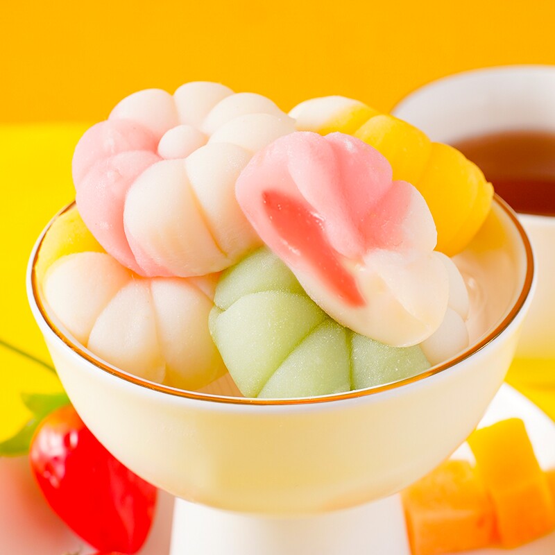 多口味爆浆流心冰皮月饼中秋送礼网红爆款糕点心特价散装口味随机