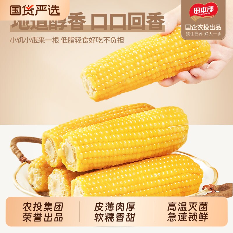 农投头茬黄糯玉米250-330g8根真空包装 15元 - 86线报