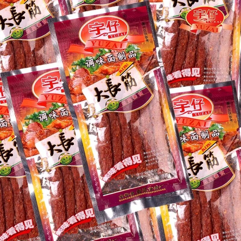 宇仔大长筋辣条大长筋儿时回忆童年零食8090后怀旧休闲经典美味