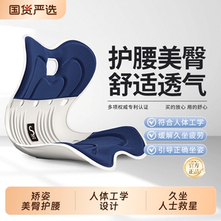 思菲其护腰久坐神器坐垫办公室靠背垫腰部支撑靠垫人体工学坐姿椅