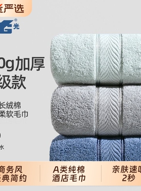 LOFTEX/亚光纯棉成人柔软洗脸洗澡家用吸水不易掉毛男女加厚2条