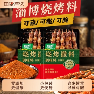 烧烤调料撒料家用淄博烧烤专用孜然粉调味酱烤肉蘸料香辣调味料