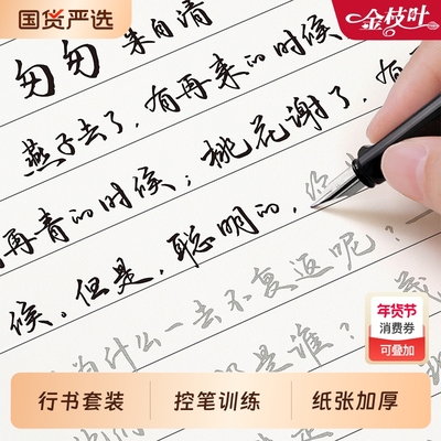 行书练字帖成人行楷速成套装