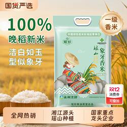 瑶珍象牙香米2025新米长粒香猫牙香大米米茉莉香10斤瑶山生态便宜