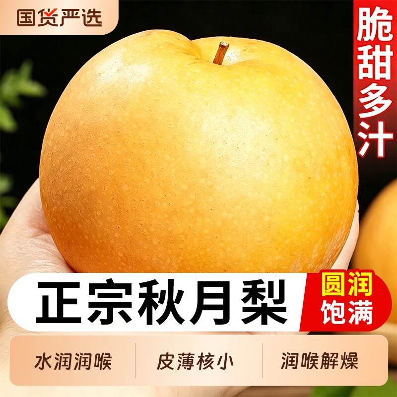 秋月梨现摘现发水果新鲜整箱
