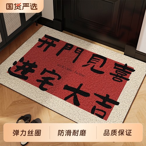 新款高端大气入户门专用地垫丝圈