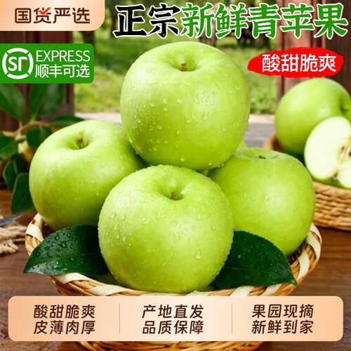 【正宗9斤青苹果钜惠】酸甜多汁