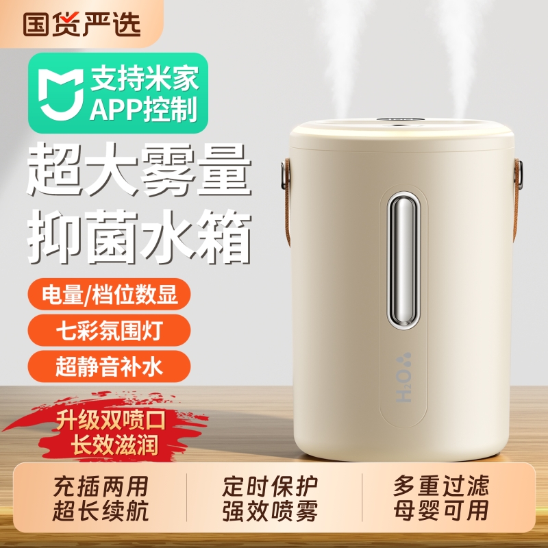 【双倍补水】智能定时加湿器小型