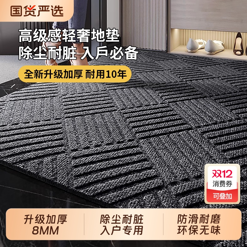 高端别墅入户门防滑耐脏除尘地毯