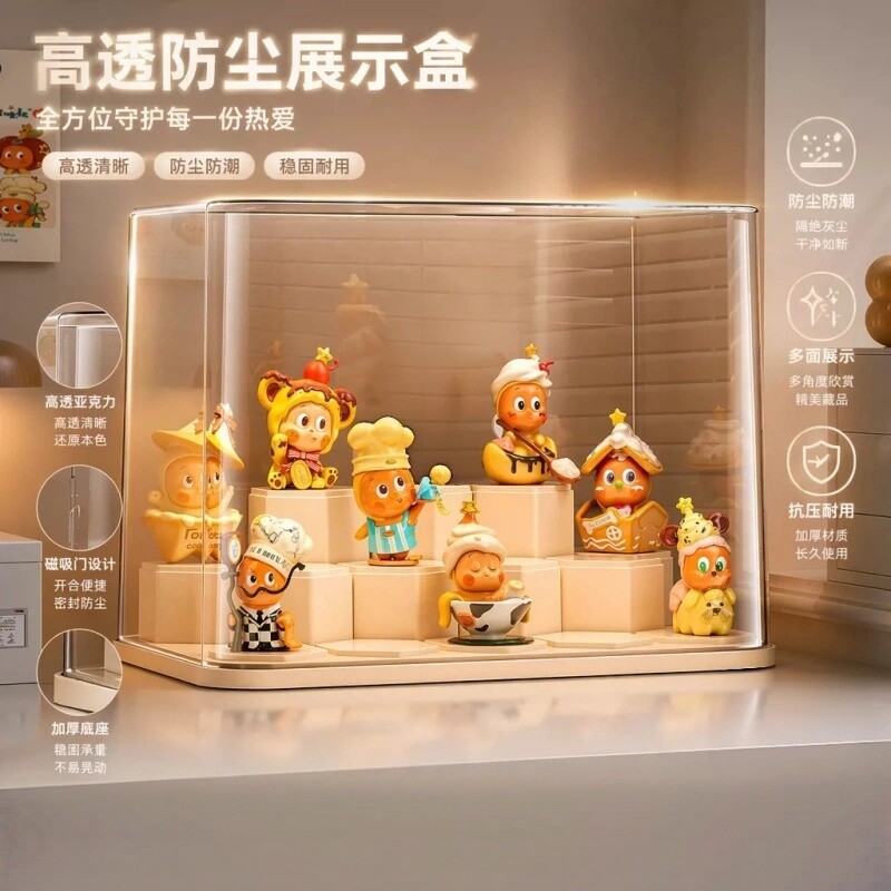 透明防尘积木DIY手办展示收纳盒图片