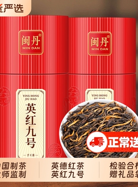 叶茶师英红九号英德红茶养胃红茶2025新茶特级英红9号茶叶礼盒装