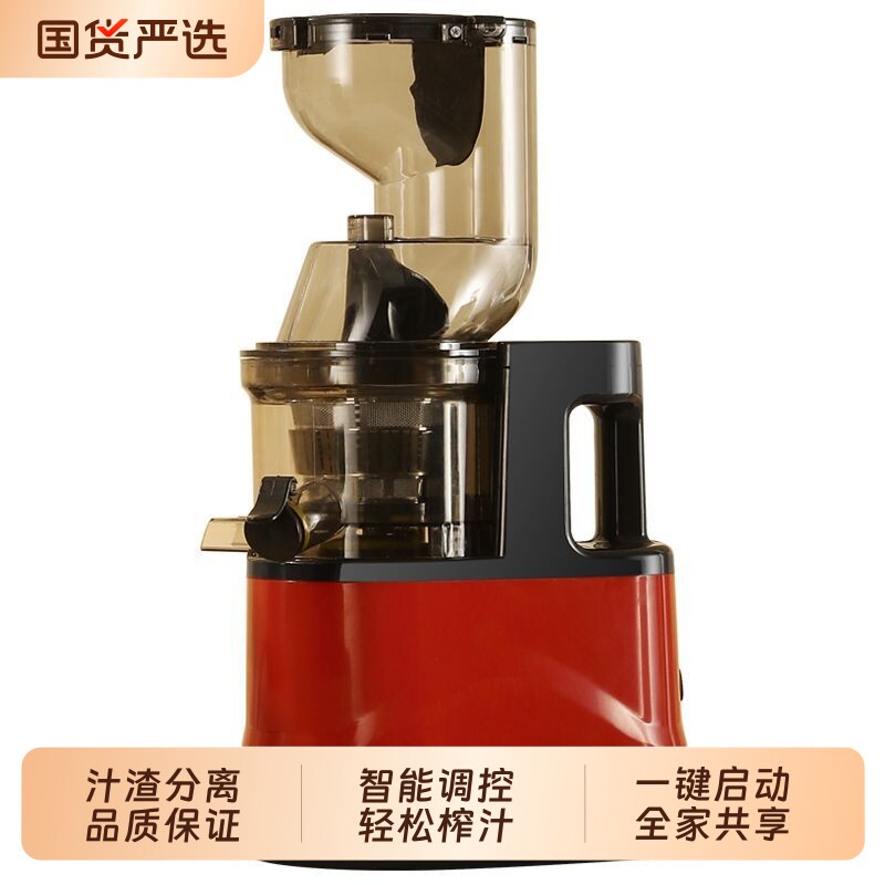 双出口汁渣分离全自动家用多功能水果蔬菜榨汁器大容量接汁杯