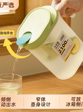冰箱耐高温冷水壶凉水壶家用凉水杯大容量冷泡壶开水可放食品级