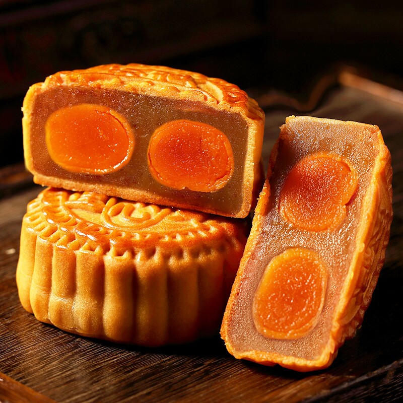 皇冠世家广式双黄白莲蓉月饼咸蛋黄2025新款中秋礼品高档送礼盒装