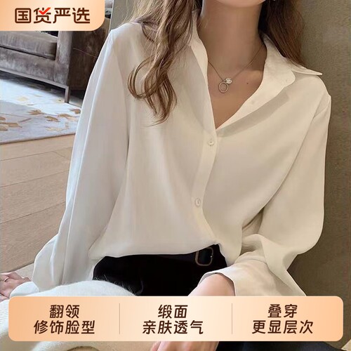 新款抗皱免烫通勤职场高级感衬衫