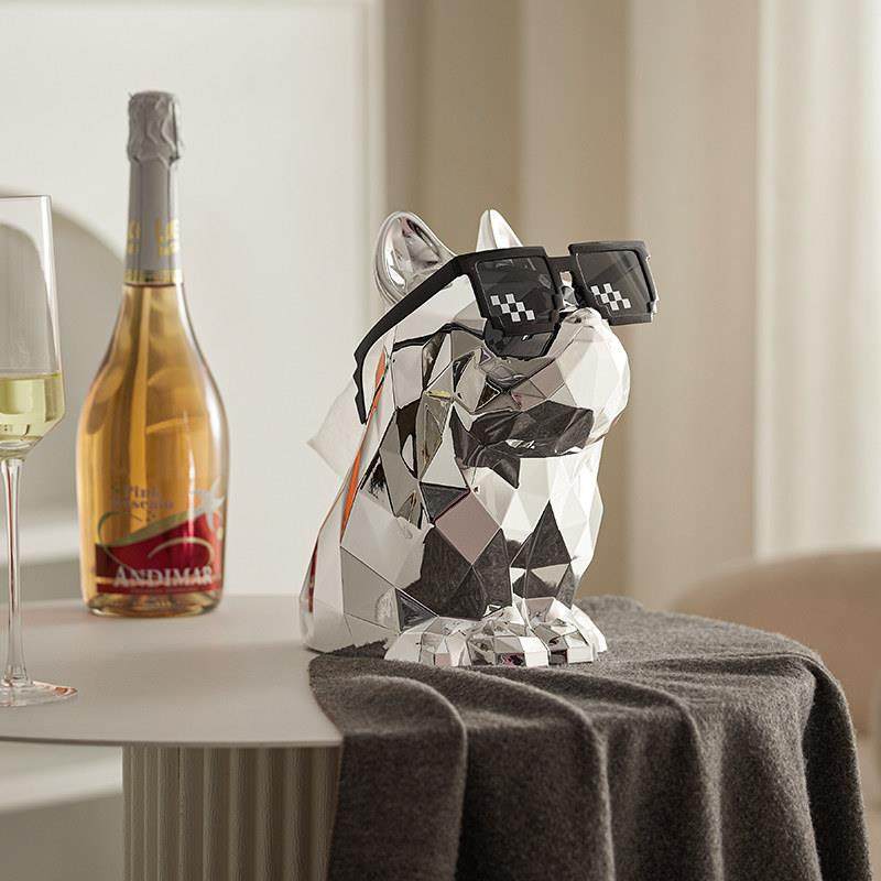 创意法斗纸巾盒客厅茶几餐巾纸轻奢抽纸盒简约个性设计感装饰摆件,家居饰品,装饰摆件,淘宝优惠券,粉丝福利购,淘宝优惠卷