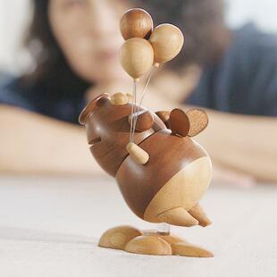 几人设计十二生肖旋转音乐盒实木发条八音盒创意生日礼物可刻字