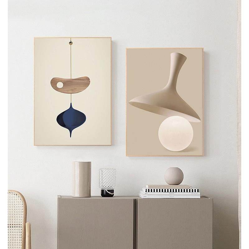 现代极简主义客厅装饰画沙发背景壁画斯堪的纳维亚抽象优雅流行的,家居饰品,现代装饰画,淘宝优惠券,粉丝福利购,淘宝优惠卷