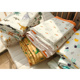 幼儿园盖毯儿童浴巾空 出口日本 婴儿四层竹纤维纱布毯夏季 新品