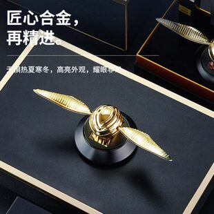 厂促弱光太阳能批采专用金属车载香薰翱添翼车内创意汽车香氛摆件
