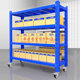 重型货架可移动带轮子置物架多层加厚仓库车间物料推车储物铁架子