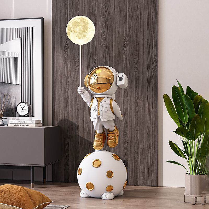 太空人宇航员摆件大型落地家居客厅电视柜装饰品乔迁新居轻奢礼品