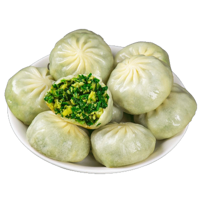 90个水晶素馅包子半成品特色早餐