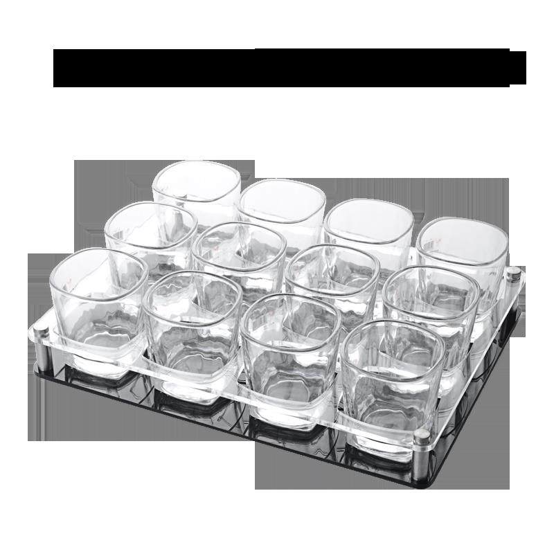 啤酒杯架KTV酒吧洛杯洋酒杯四方杯180ml威士忌杯水杯茶杯酒架,餐饮具,啤酒杯,淘宝优惠券,粉丝福利购,淘宝优惠卷