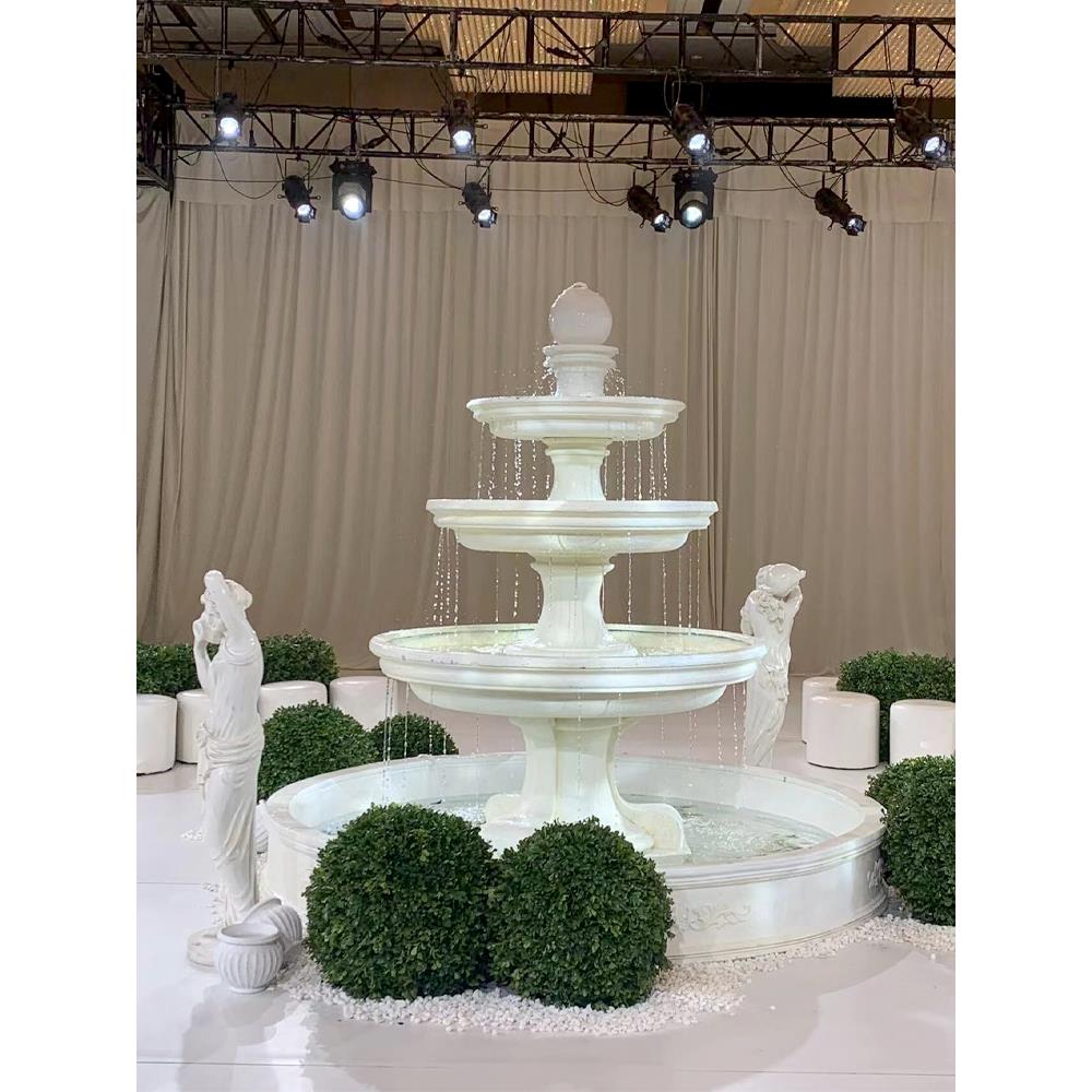 流水喷泉摆件户外花园装饰许愿池聚宝盆景观婚庆酒店乔迁造景招财