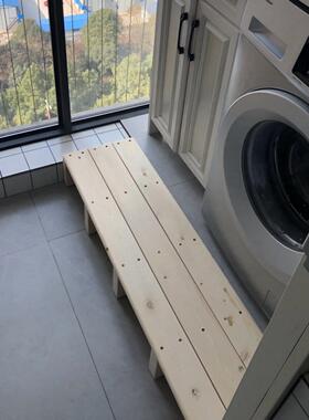 欧北记忆BL30/40儿童摄影实木脚踏板增高台阶卫生间马桶垫脚凳