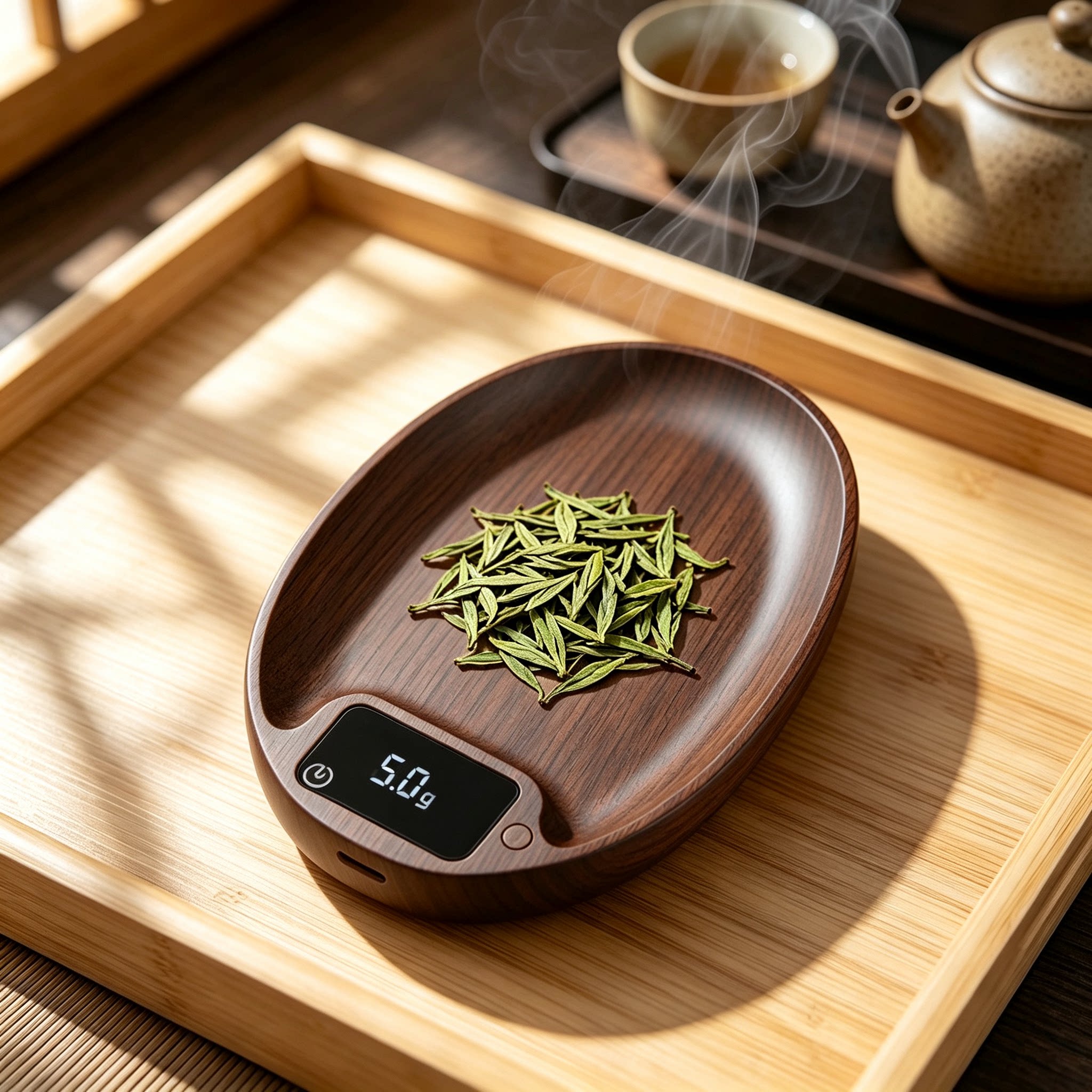 电子茶则称0.1g高精度茶则电子秤茶叶克称茶席茶具配件茶器充电款