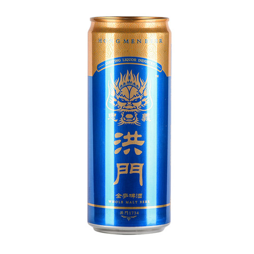 忠义洪门啤酒金粉佳人全麦啤酒2.7度天然果汁一箱24罐经典小瓶装