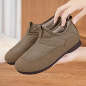 2025新款 老北京棉鞋 女冬季 加绒保暖棉靴加厚中老年休闲软底雪地靴