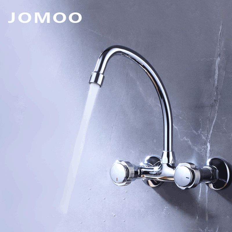 九牧洗菜盆厨房水龙头冷热入墙式阳台洗衣池洗碗旋转防溅专用水槽,家装主材,厨房龙头,淘宝优惠券,粉丝福利购,淘宝优惠卷