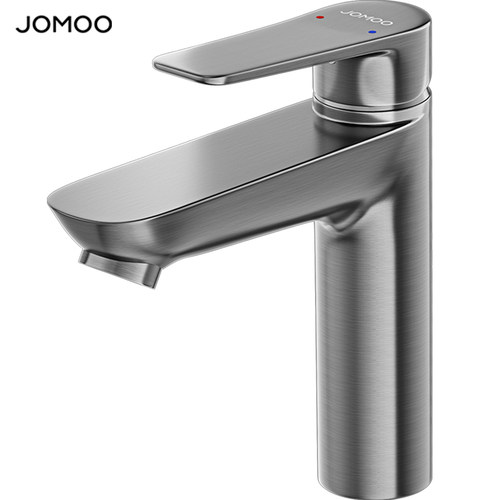 九牧硅黄铜主体洗脸盆冷热龙头