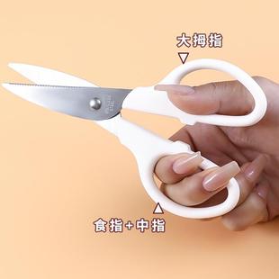 日本家用儿童纸刀动物小剪子食物剪切多剪用途剪剪刀