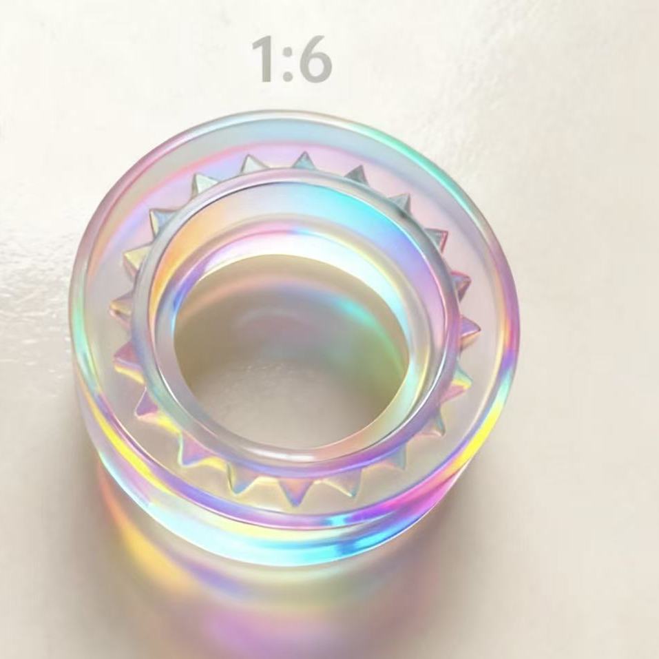 1：6M16A1三角护木模型软蛋玩具替换配件平面太阳环