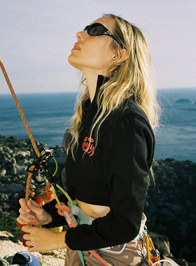 Karma8a Real Crop短款拉链女外套短款攀岩外套攀岩服女生运动服