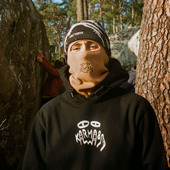 Karma8a REAL系列法国品牌攀岩经典 印花连帽卫衣