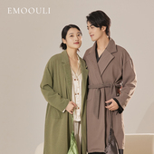 EMOOULI 一暮里情人节礼物送女友定制睡衣刺绣名字睡袍高级感礼盒