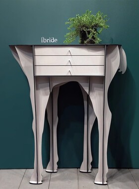 法国IBRIDE原装进口小鹿斑比抽屉式玄关柜卧室柜客厅分层收纳柜子