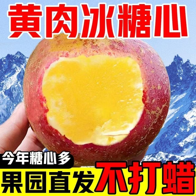黄肉正宗冰糖心红富士苹果丑苹果新鲜当季水果整箱批发脆甜果园,水产肉类/新鲜蔬果/熟食,苹果,淘宝优惠券,粉丝福利购,淘宝优惠卷