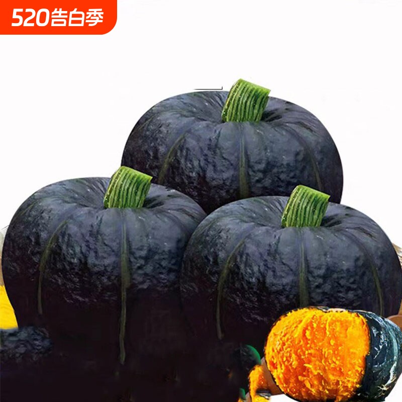 正宗贝贝南瓜板栗小南瓜春秋季瓜类蔬菜宝宝辅食
