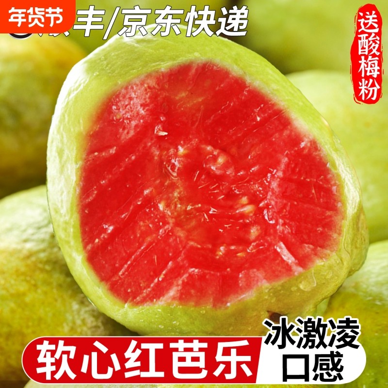 福建软糯红心芭乐当季大果新鲜水果软心番石榴奶油鸡屎果顺丰冬季,水产肉类/新鲜蔬果/熟食,番石榴/芭乐,淘宝优惠券,粉丝福利购,淘宝优惠卷