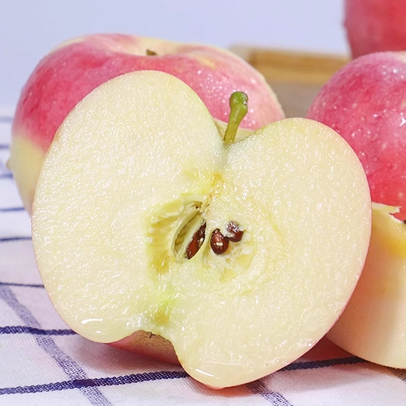 新鲜采摘高原红富士苹果应季水果脆甜冰糖心膜袋苹果包邮优选