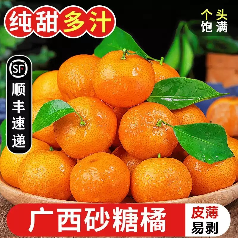 正宗广西砂糖橘新鲜水果当季沙糖桔橘子贡柑整箱顺丰包邮年货节,水产肉类/新鲜蔬果/熟食,桔子,淘宝优惠券,粉丝福利购,淘宝优惠卷