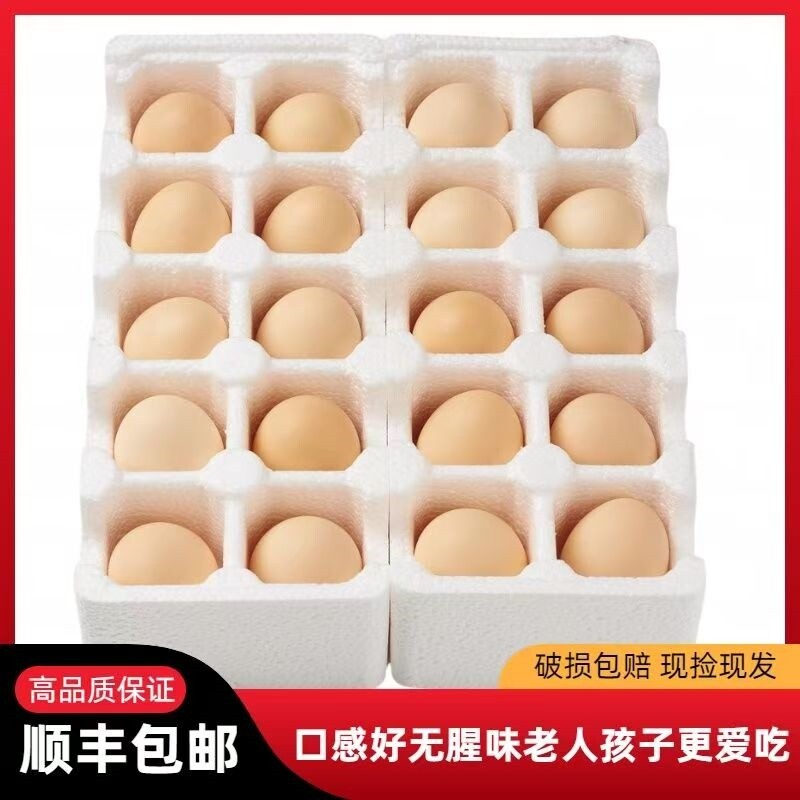 顺丰包邮农家谷物鸡蛋新鲜散养土鸡蛋柴鸡蛋笨鸡蛋鲜鸡蛋初生蛋