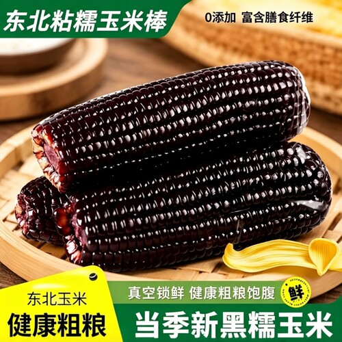东北黑糯玉米|超7000次加购