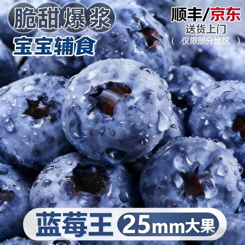 云南高山蓝莓新鲜水果鲜果当季怡颗蓝莓高山L25花香现摘京东空运,水产肉类/新鲜蔬果/熟食,蓝莓,淘宝优惠券,粉丝福利购,淘宝优惠卷