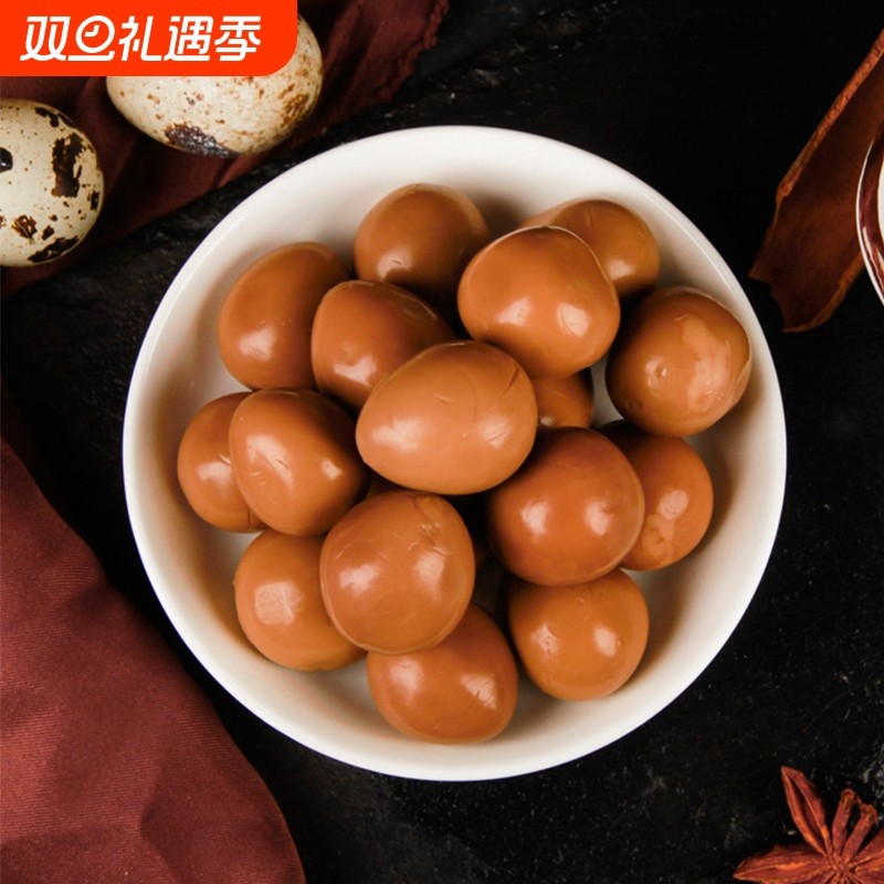 九只鸭鹌鹑蛋香卤蛋小包装铁蛋即食卤味零食小开袋速食熟卤香新鲜